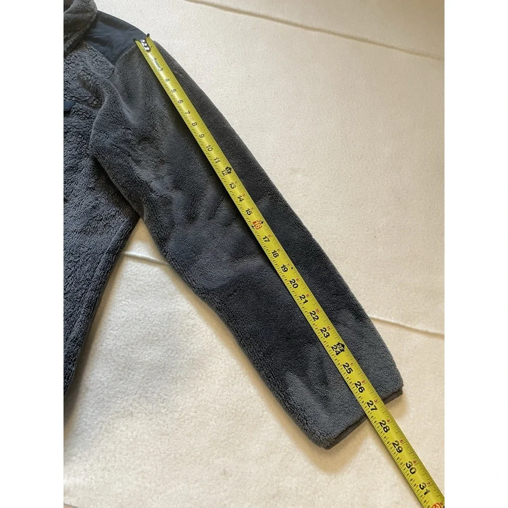 L.L.Bean Hi-Pile Fleece Jacket Gray‎ Full Zip Men's Size XL Fleece Lined Retro